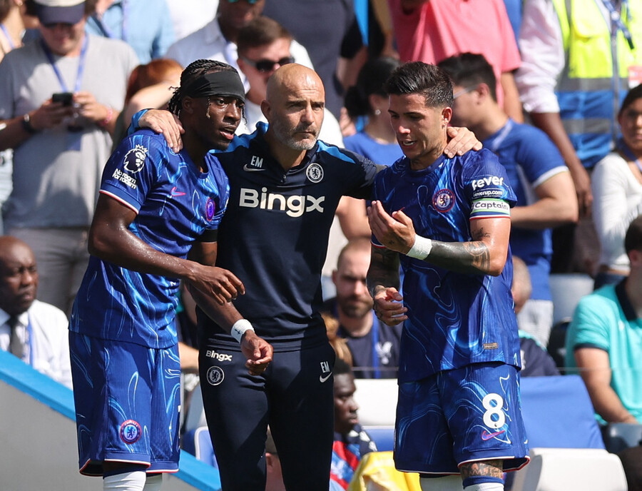 ▲ 첼시는 크리스탈 팰리스전에서 1-1로 비겼다. ⓒ연합뉴스/AP/REUTERS