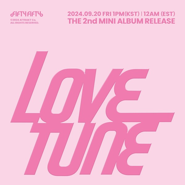 ▲ 피프티 피프티 새 앨범 제목이 '러브 튠'으로 밝혀졌다. 제공|어트랙트