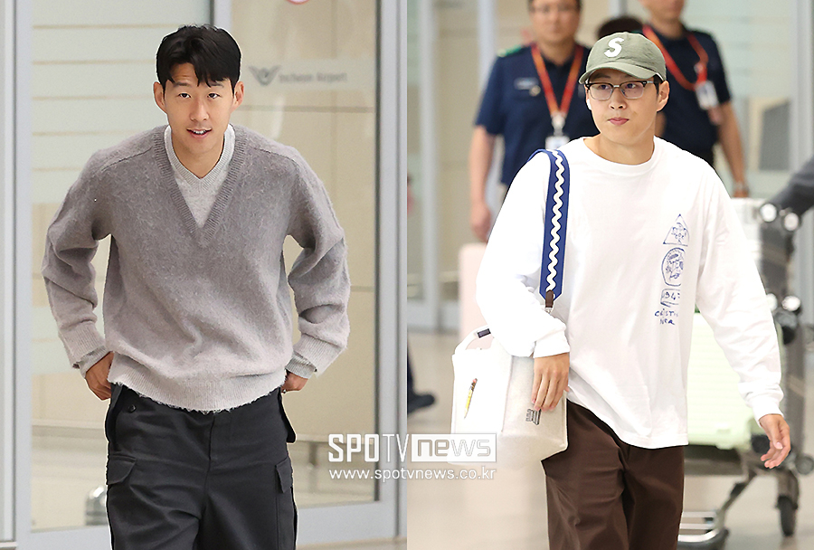▲ 손흥민, 이강인 ⓒ곽혜미 기자