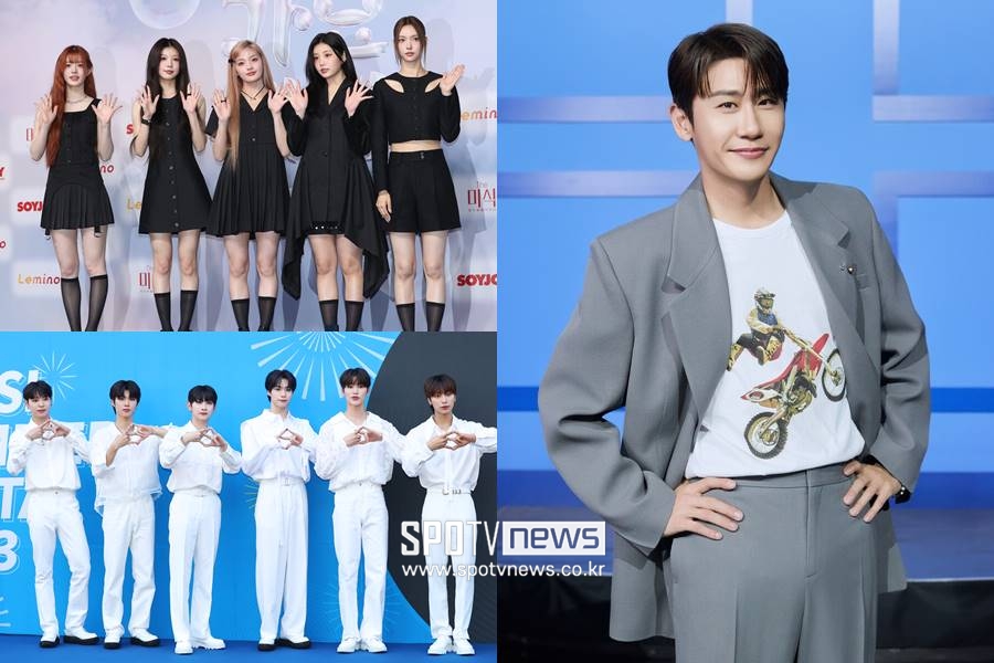 ▲ 아일릿, 영탁, 블리처스(왼쪽 위부터 시계방향). ⓒ곽혜미 기자, 어비스컴퍼니