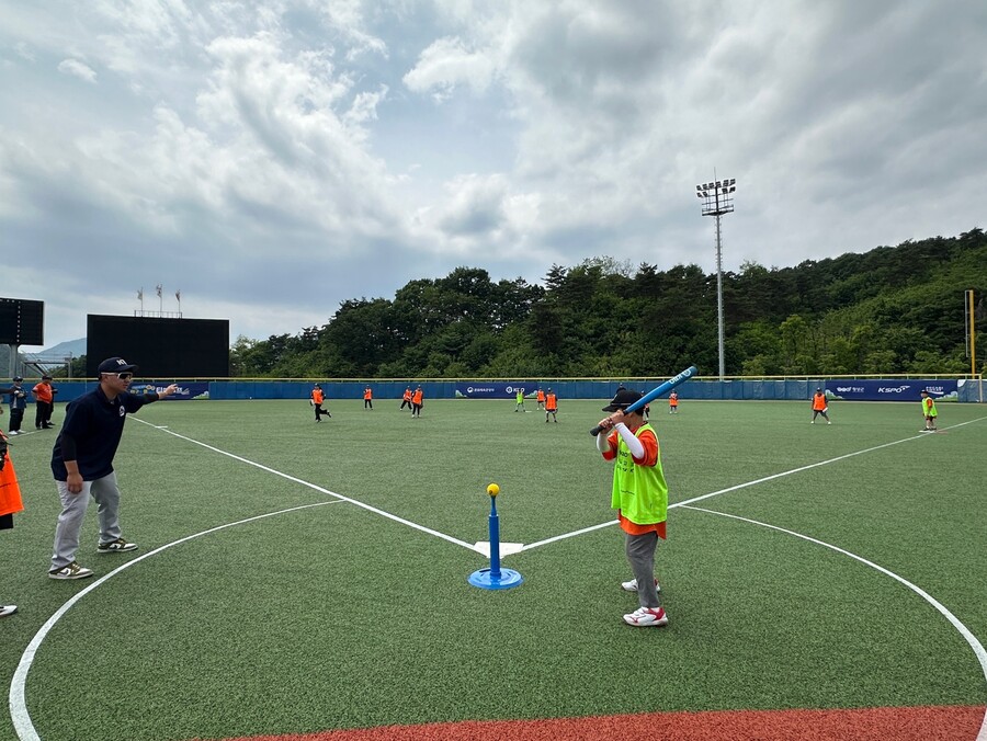 ▲ 야구로 통하는 티볼캠프 ⓒ KBO