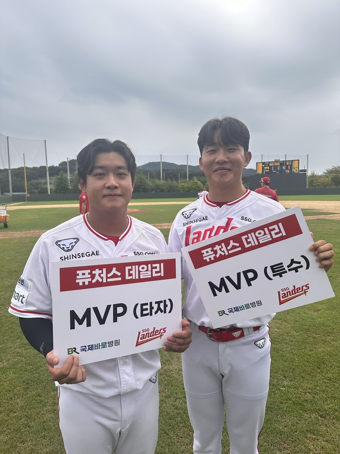이정범+김태윤+허진 활약, 정동윤 분전… SSG 퓨처스팀, LG 2군 꺾고 4연승 질주