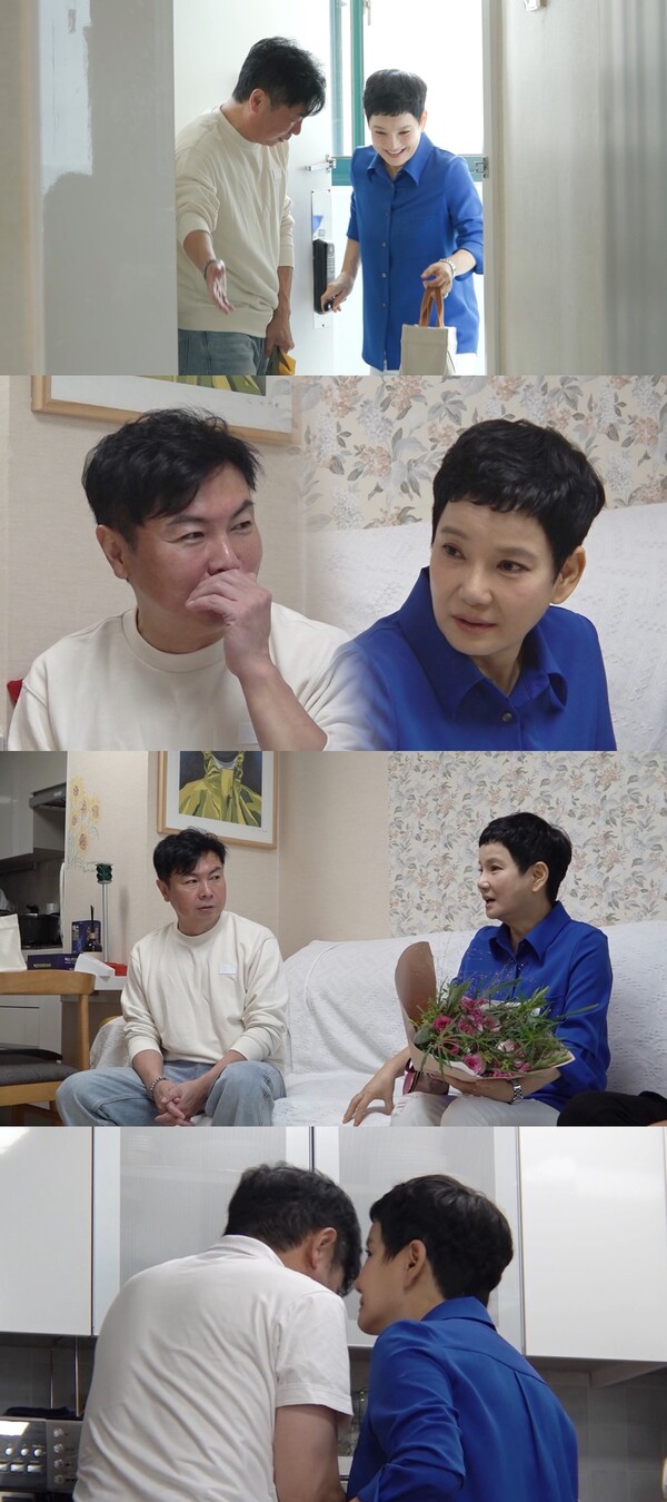 안문숙♥임원희 "향기가 너무 좋아요" 역대급 스킨십에 커플예감(미우새)