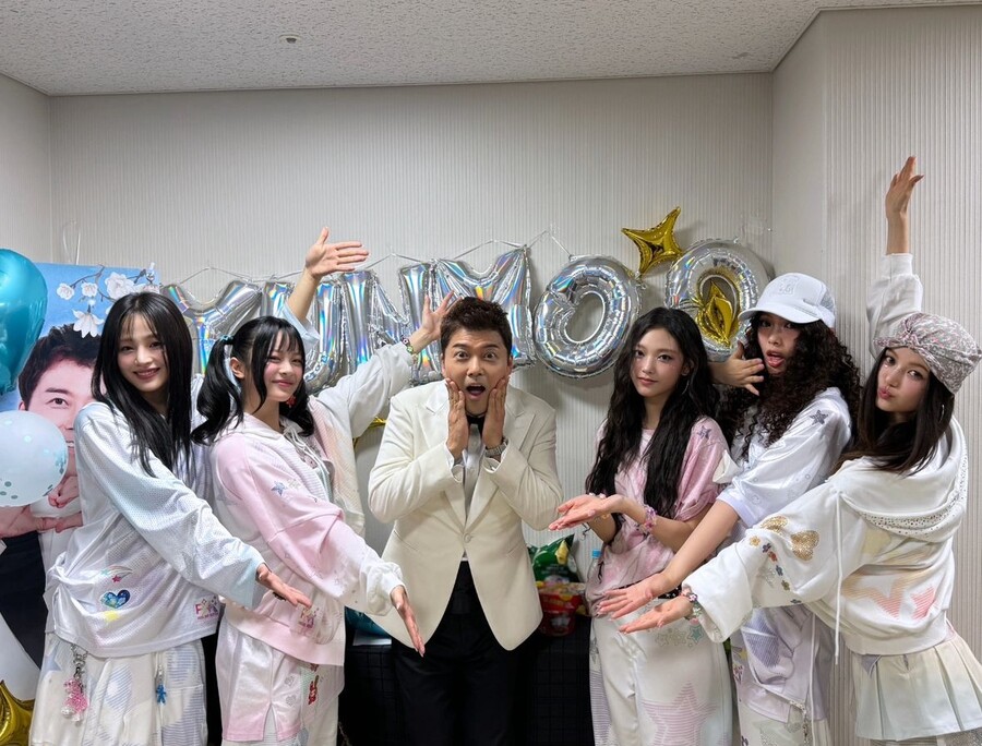 ▲ 전현무, 뉴진스. 출처| 전현무 SNS