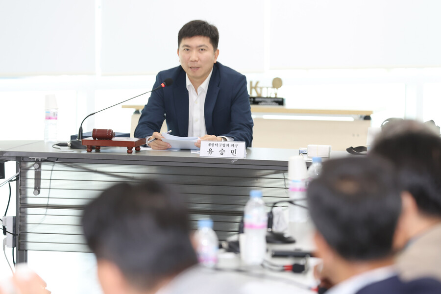 ▲ 유승민 대한탁구협회 회장이 차기 대한체육회 회장 선거에 도전한다.  ⓒ대한탁구협회