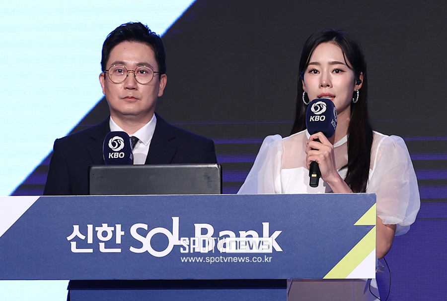▲ 김민수 캐스터 노윤주 아나운서 ⓒ곽혜미 기자