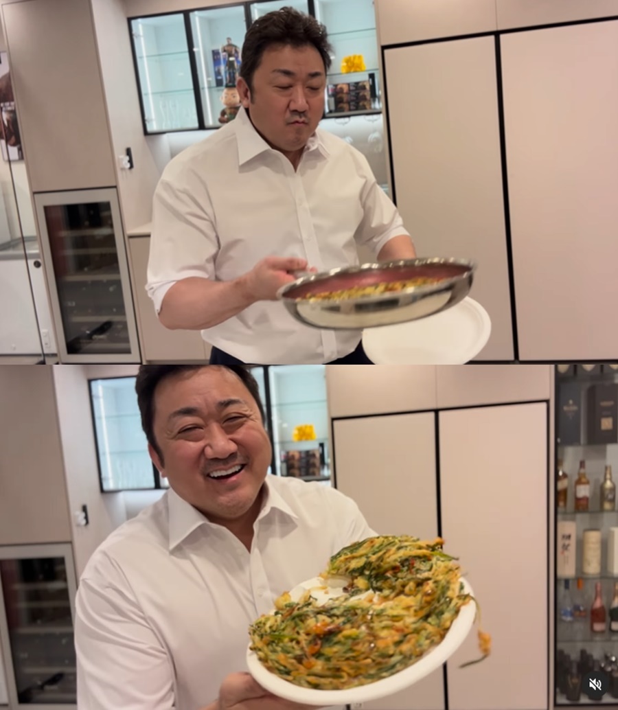 마동석, ♥예정화도 놀랄 살벌한 추석 근황 "전부 치는 중"
