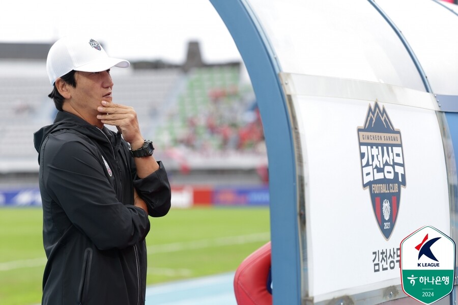 ▲ 김천 정정용 감독 ⓒ한국프로축구연맹
