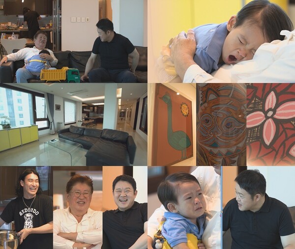 '늦둥이 아빠' 김용건, 세살배기 육아모습 최초공개(아빠는 꽃중년)