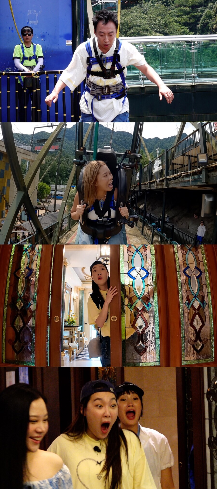 박명수 "32년 방송 인생 중 제일 부섭다"…절벽 놀이공원 경악('극한투어')