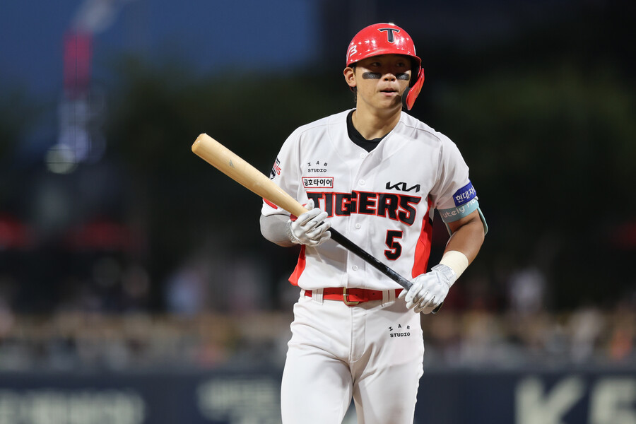 ‘KBO 역대 대기록’ 김도영 40-40 가는 길에 대업 추가… 40호 도루까지, 이제 홈런 2개만 남았다