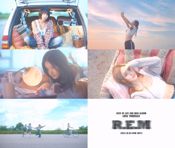 키스오브라이프, 볼수록 빠져드는 '완성형 걸그룹'…'R.E.M' 뮤비 티저 공개