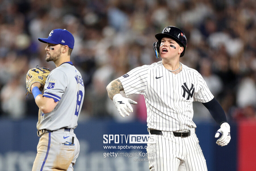 '저지? 소토?' 해결사는 이 선수였다…양키스 기선제압, KC에 6-5 진땀승[ALDS1 게임노트]