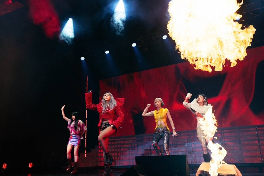 2NE1 콘서트에 K팝신 들썩…GD "축하해" 손하트→스키즈 "영감 주신 분들"