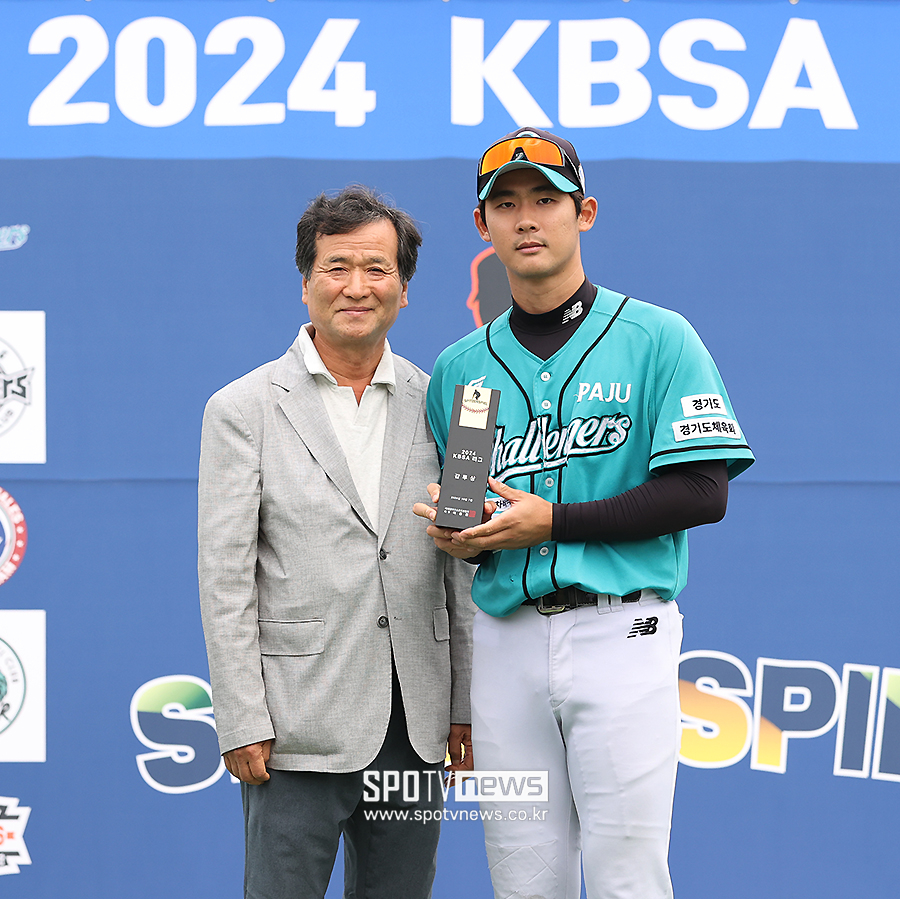 [포토S] 감투상 수상한 파주 챌린저스 박준혁