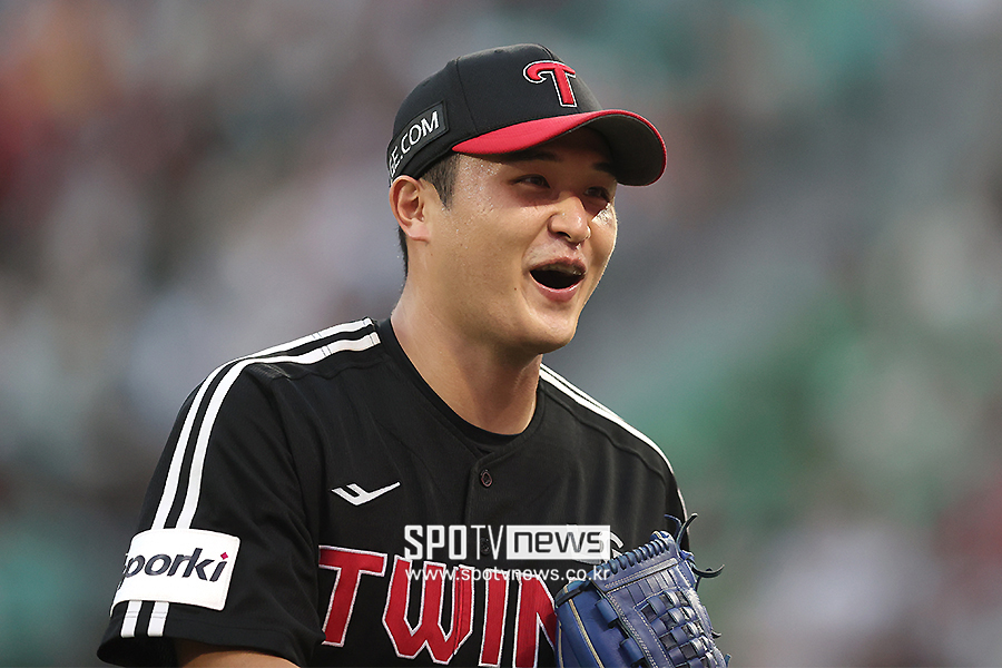 "완벽한 오프너!" 가을 첫 승 또 놓친 최원태 자학 개그…PO 가면 명예회복 기회 또 온다
