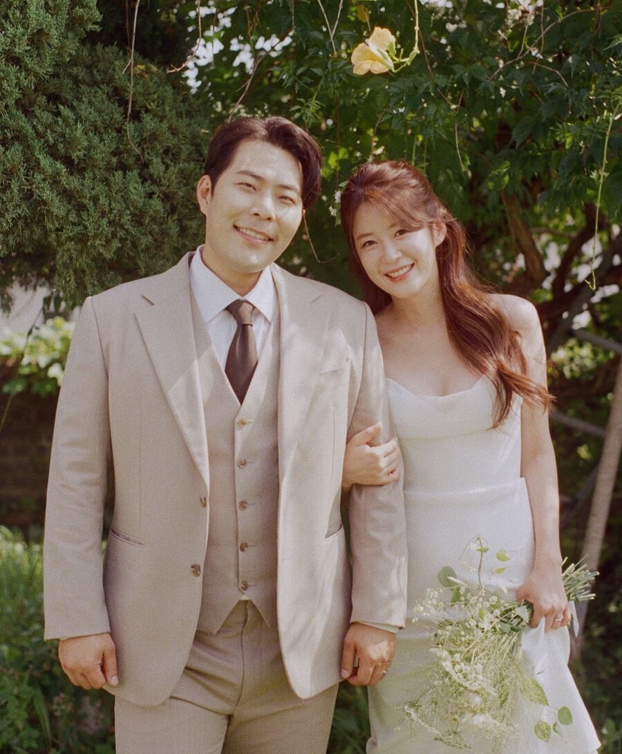 김해준♥김승혜, 꿀이 뚝뚝 "결혼식 당일엔 정신없어"