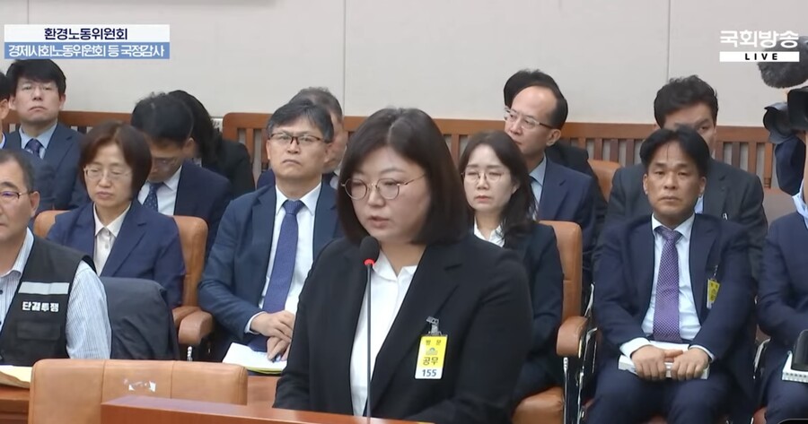 ▲ 김주영 어도어 대표. 출처| 국회방송 캡처