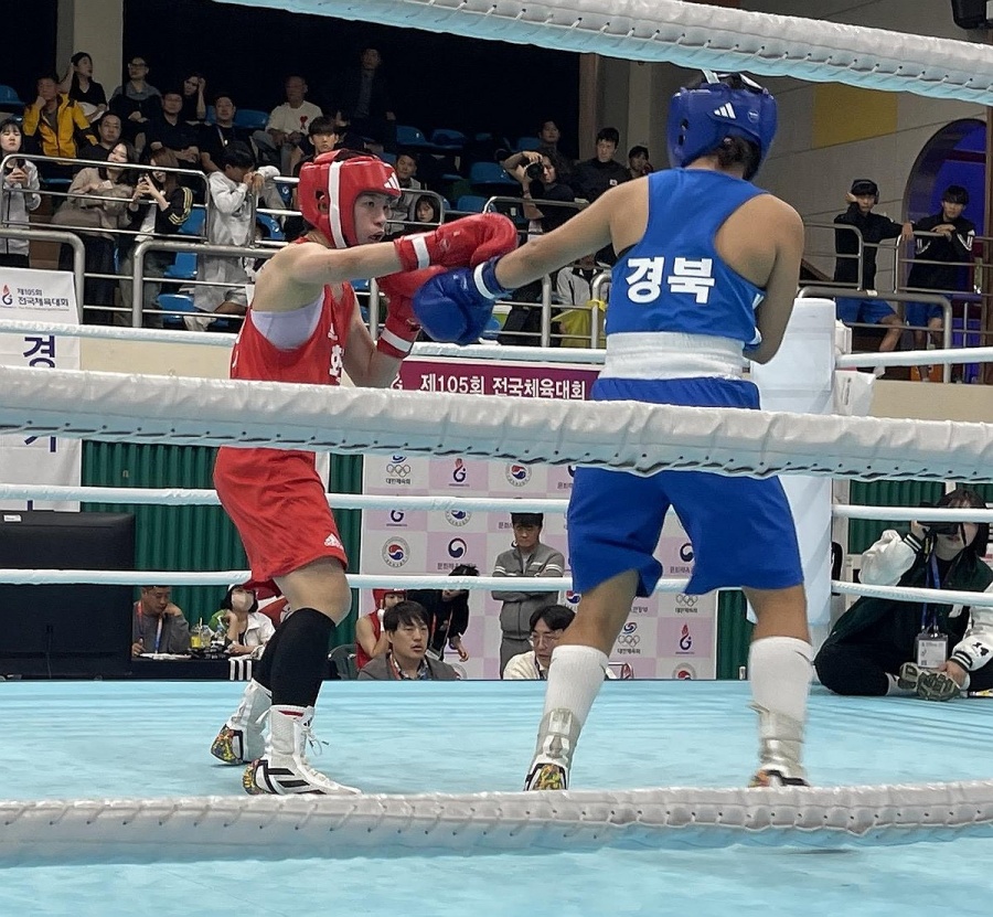 ‘파리 54kg급 銅’ 임애지, 전국체전 '복싱 60㎏급 최강자' 오연지에 패배