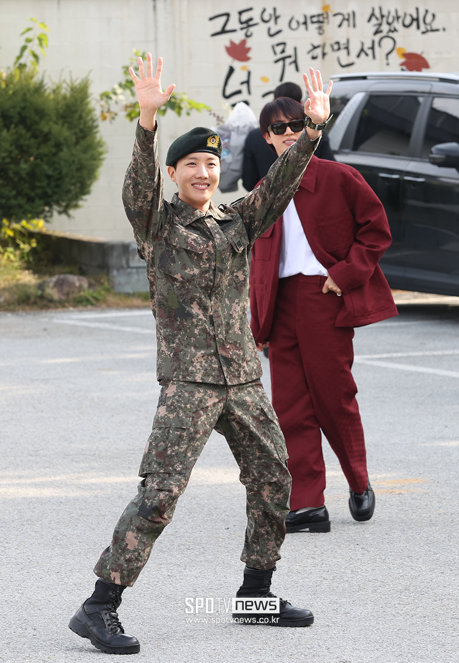 ▲ 방탄소년단 진 제이홉 전역 ⓒ곽혜미 기자