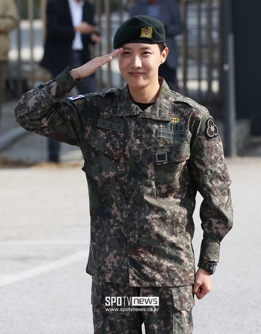▲ 방탄소년단 제이홉 전역 ⓒ곽혜미 기자