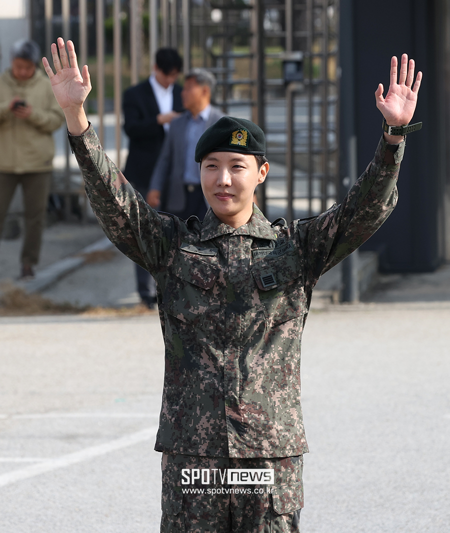▲ 방탄소년단 제이홉 전역 ⓒ곽혜미 기자