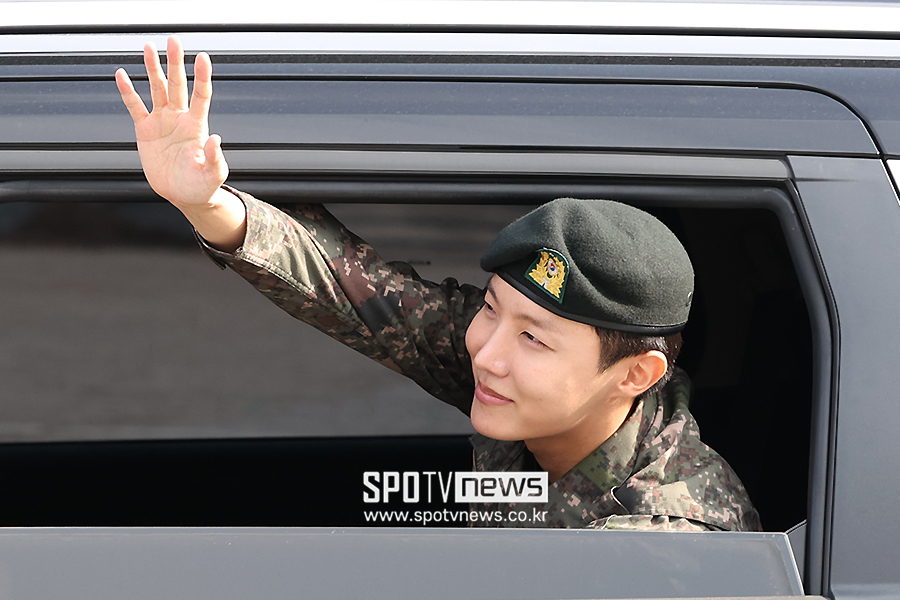 ▲ 방탄소년단 제이홉 전역 ⓒ곽혜미 기자