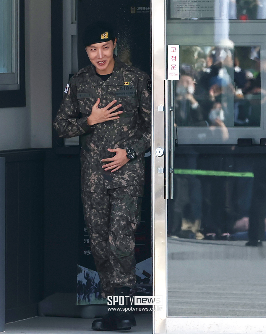 ▲ 방탄소년단 제이홉 전역 ⓒ곽혜미 기자