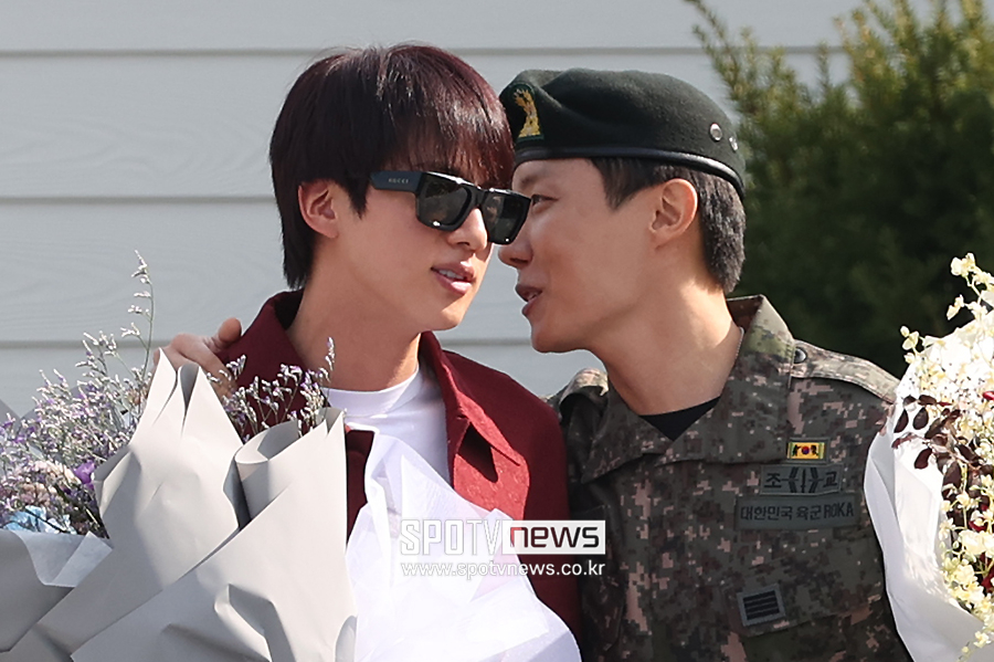 ▲ 진 방탄소년단 제이홉 전역 ⓒ곽혜미 기자