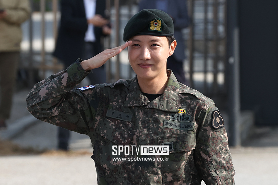 ▲ 방탄소년단 제이홉 전역 ⓒ곽혜미 기자