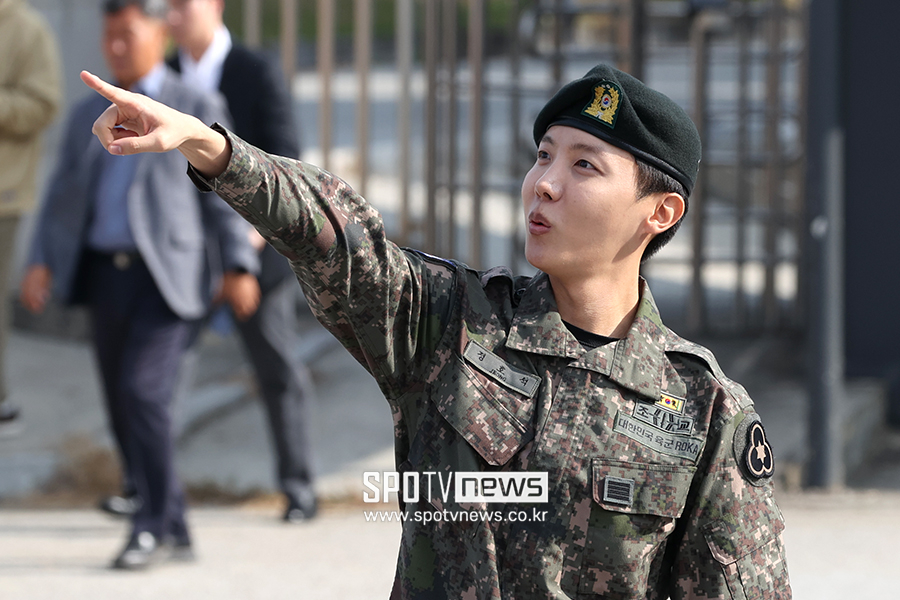 ▲ 방탄소년단 제이홉 전역 ⓒ곽혜미 기자