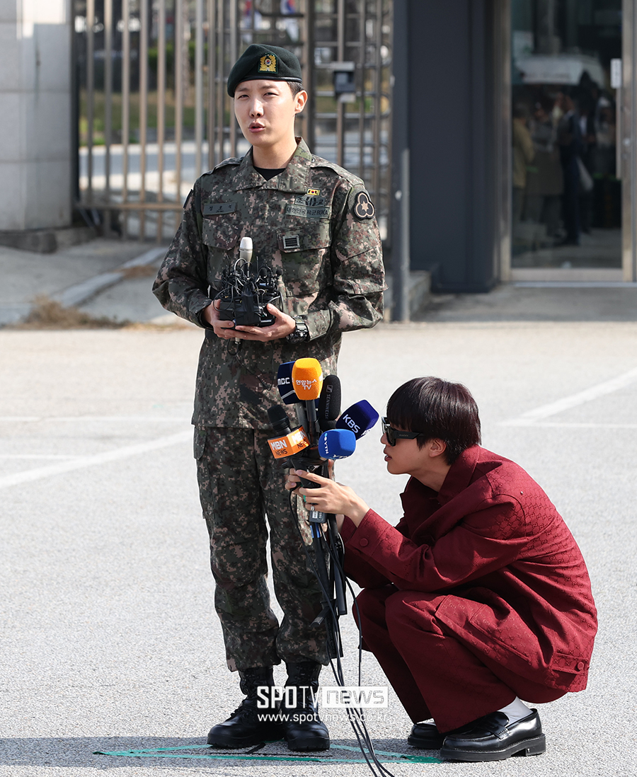 ▲ 제이홉 전역 방탄소년단 진 ⓒ곽혜미 기자