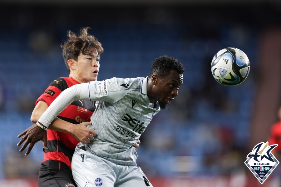 ▲ 인천의 음포쿠  ⓒ한국프로축구연맹