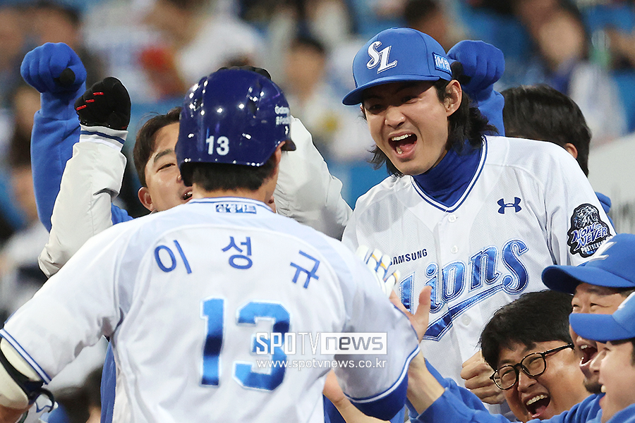 ▲ 구자욱 이성규 ⓒ곽혜미 기자
