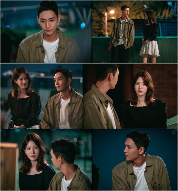 최태준·양혜지, 한밤중 옥상데이트…핑크빛 기류(다리미 패밀리)