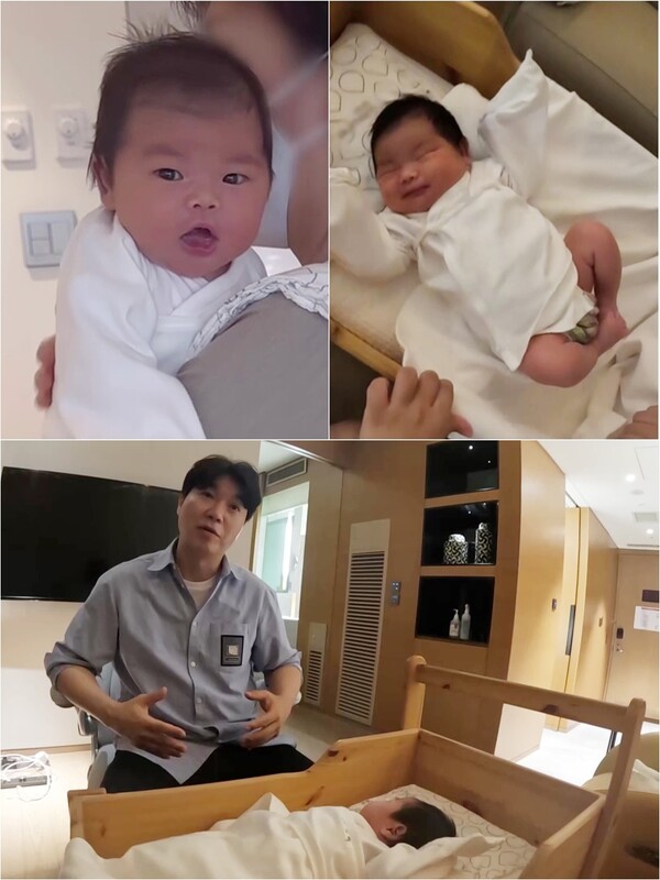 박수홍 딸 '전복이', 생후 14일인데 벌써 '완성형 미모'(슈돌)