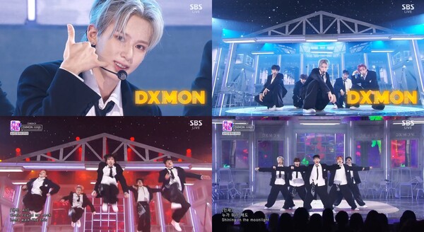 '인기가요' 다이몬, 지지 않는 찬란한 청춘…'찍찍찍' 무대로 패기 발산