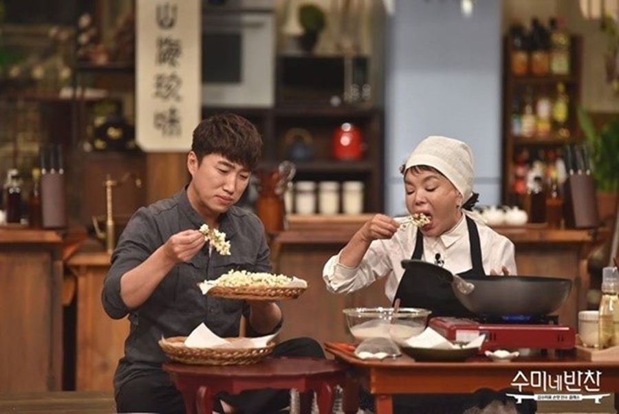 ▲ 장동민과 고 김수미. 출처|tvN '수미네 반찬'