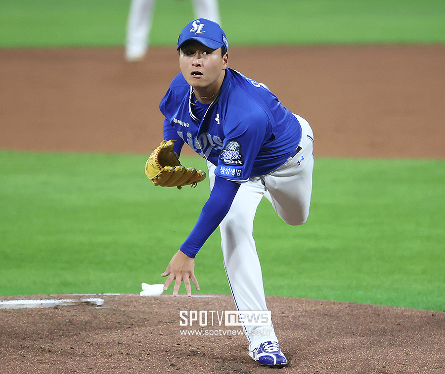이승현 만루 위기→김태훈 막았다…1차 지명 좌완 꾸역꾸역 KIA 타선 봉쇄, 3⅔이닝 2실점