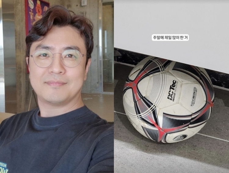 '박지윤 성폭행 의혹 수사 착수' 최동석, '주말 축구' 근황..감정 無 '마이웨이'