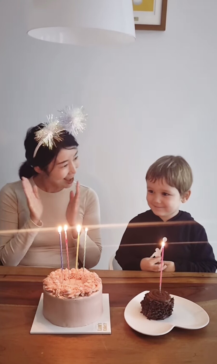 "모든 힘든 일들, 대신 다 받아주고파" 사유리, 벌써 4살 된 子 젠 위한 뭉클한 생일 축하 메시지