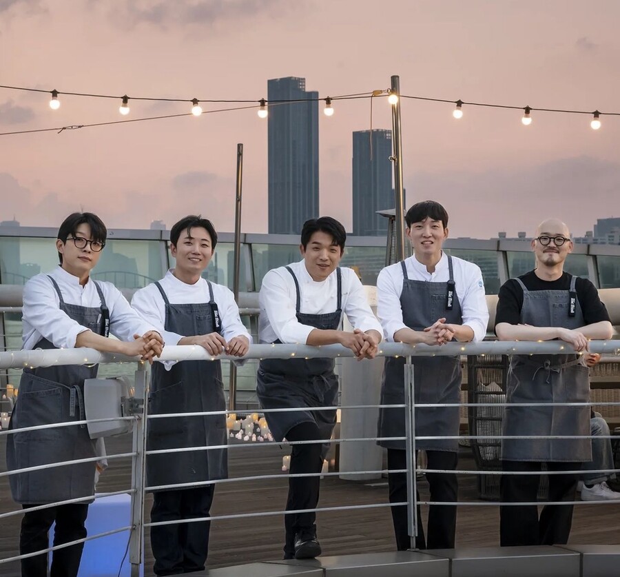 "훌륭한 사람들과" 안성재, '사생활 논란' 트리플스타와 찍은 사진 공개