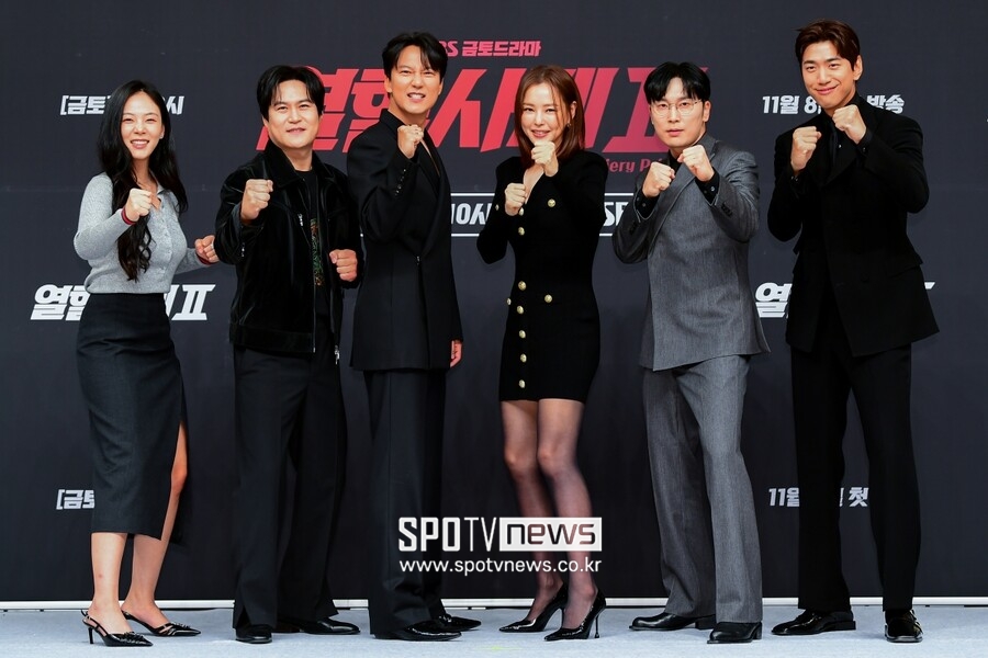 ▲ 열혈사제2 김형서 김성균 김남길 이하늬 서현우 성준(왼쪽부터). 제공| SBS