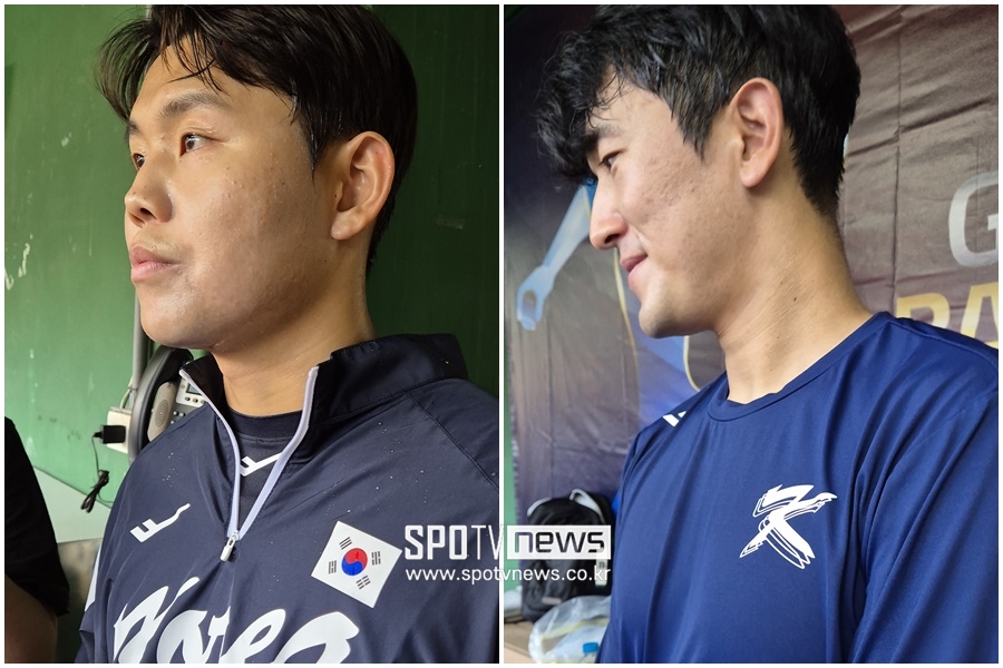 'kt→한화' 128억 이적 동료들, 대표팀에서도 응원했다…"아쉽긴 한데, 좋은 대우 받고 간 거니까"