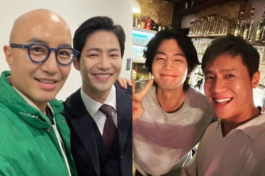 ▲ 송재림, 홍석천, 박호산. 출처| 홍석천, 박호산 SNS