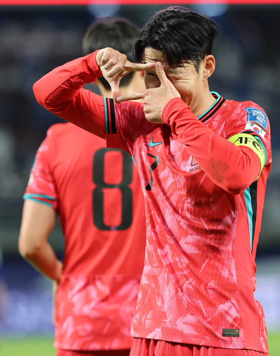 '리빙 레전드 SON', 황선홍 따라잡았다…손흥민, 쿠웨이트전 50호골 폭발→1위 차범근과 6골 차