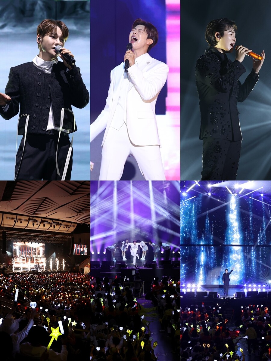 트로트 95즈 파워…박서진·박지현·김희재, '오구오쿠 콘서트' 성료