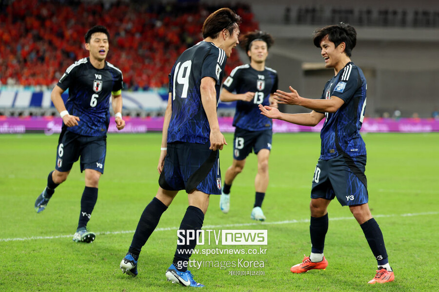 '7-0 대참사' 악몽 재현한 일본, 중국에 3-1로 여유롭게 승리…6경기 연속 무패 행진