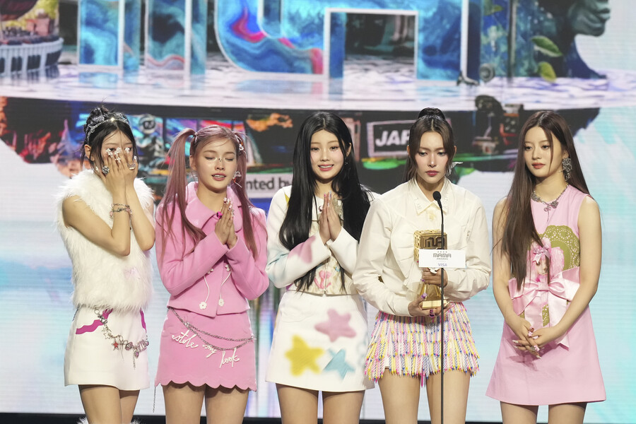 아일릿, 민희진vs빌리프랩 속 'MAMA' 눈물의 신인상…"우리만의 것들" 의미심장