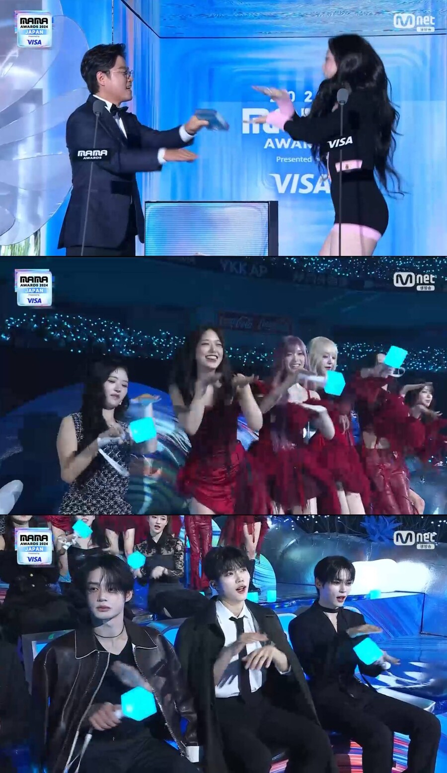 ▲ 나영석, 이영지, 아이브, 제로베이스원(위부터 아래). 출처| '2024 MAMA 어워즈' 캡처